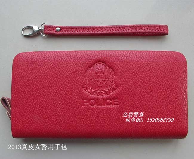 新式女警察手拿包，警用小手包，红色女公安纪念包