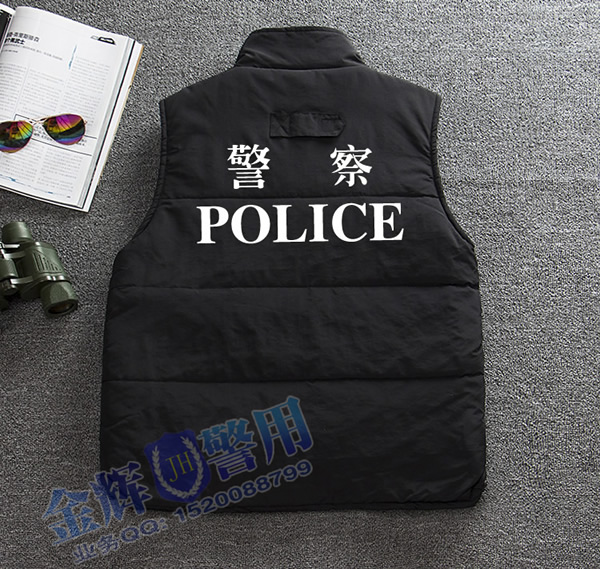 2017新款警察工作马甲 刑警便装马甲 加绒春秋警务马甲 多口袋警察多功能马甲