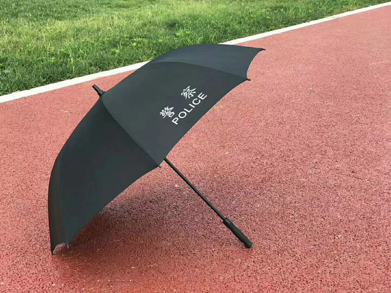 警察双人雨伞 公安专用雨伞 警用防风雨伞 地方单位警察雨伞定做
