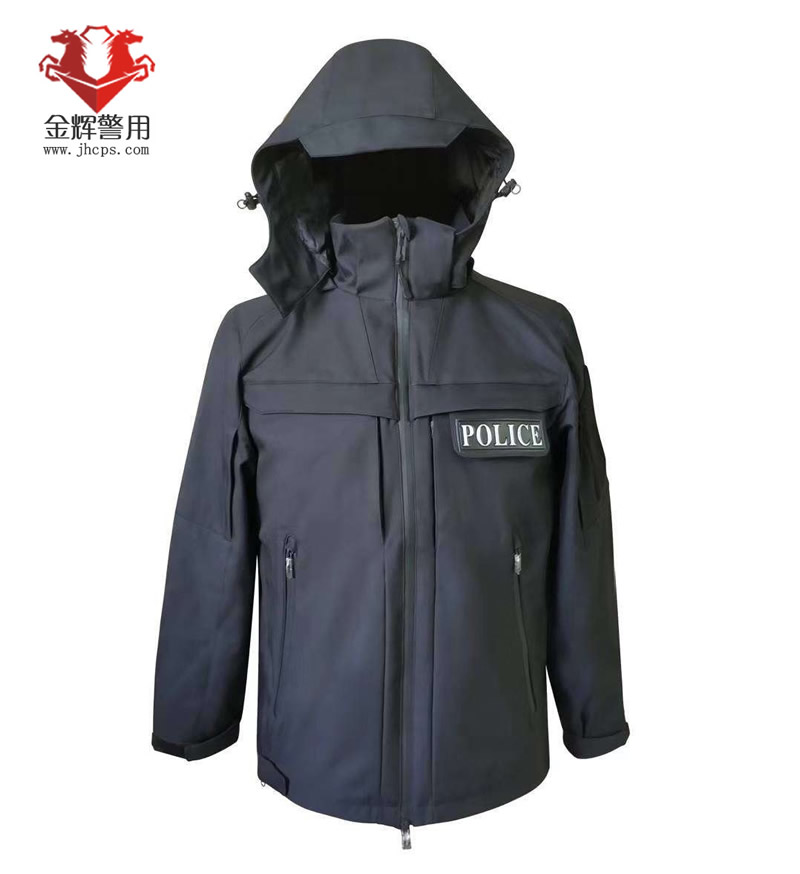 防水新款警察冲锋衣 春秋冬警用冲锋衣 特警刑警专用突击行动便服