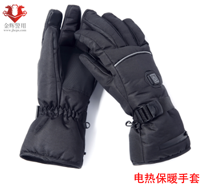 可触屏警用电热手套，铁骑摩托车冬季手套，发热骑行手套