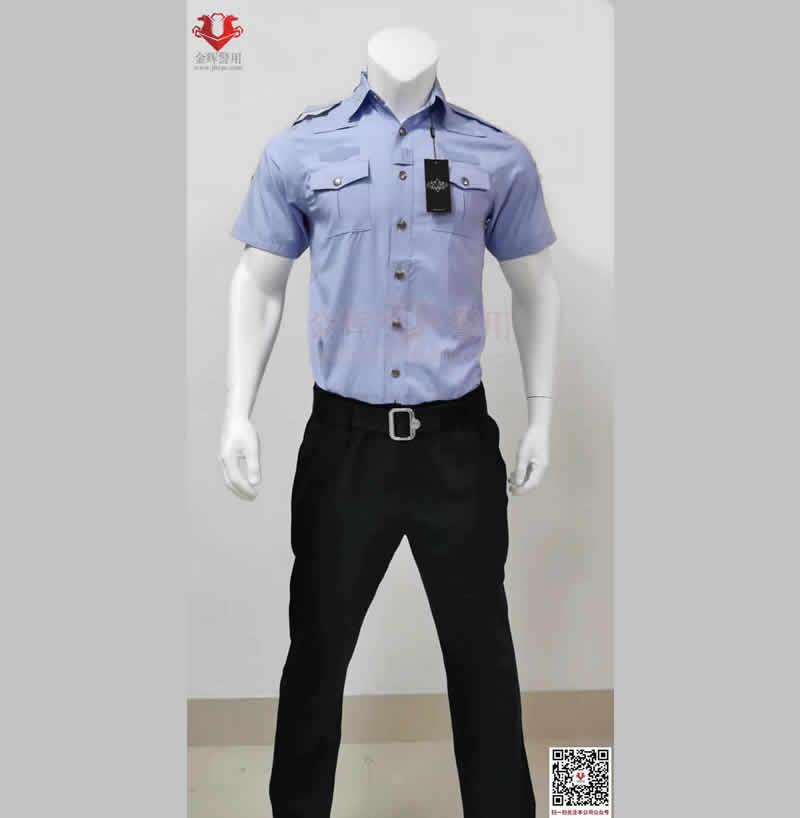 2025新式警服夏短袖 深圳警察新式执勤服 修身弹力夏季警服 巡逻警察执勤战术